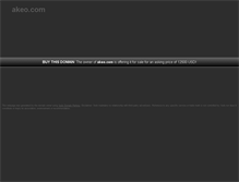 Tablet Screenshot of akeo.com